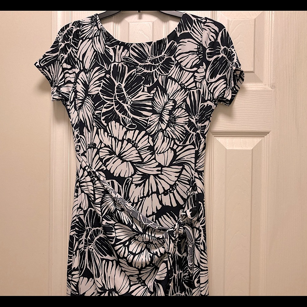 Jones New York Black and White Dress